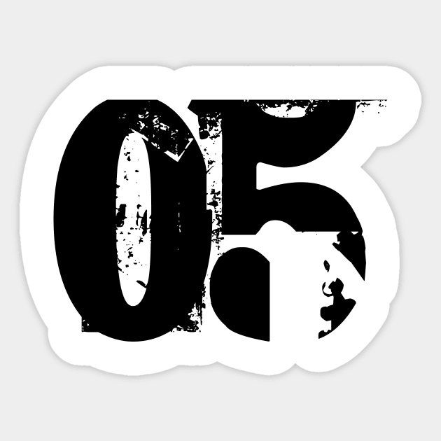 05 number Sticker by Polli